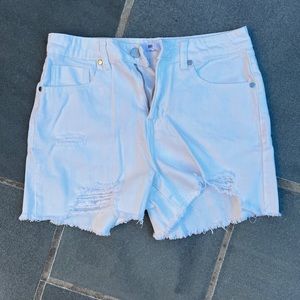 white jean shorts B.P